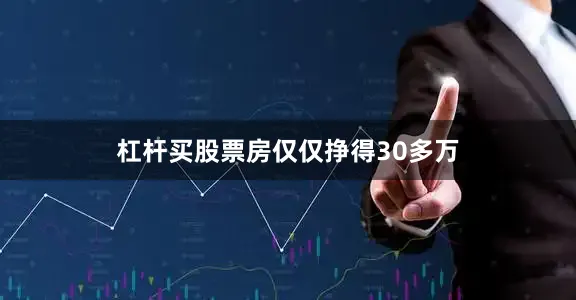杠杆买股票房仅仅挣得30多万